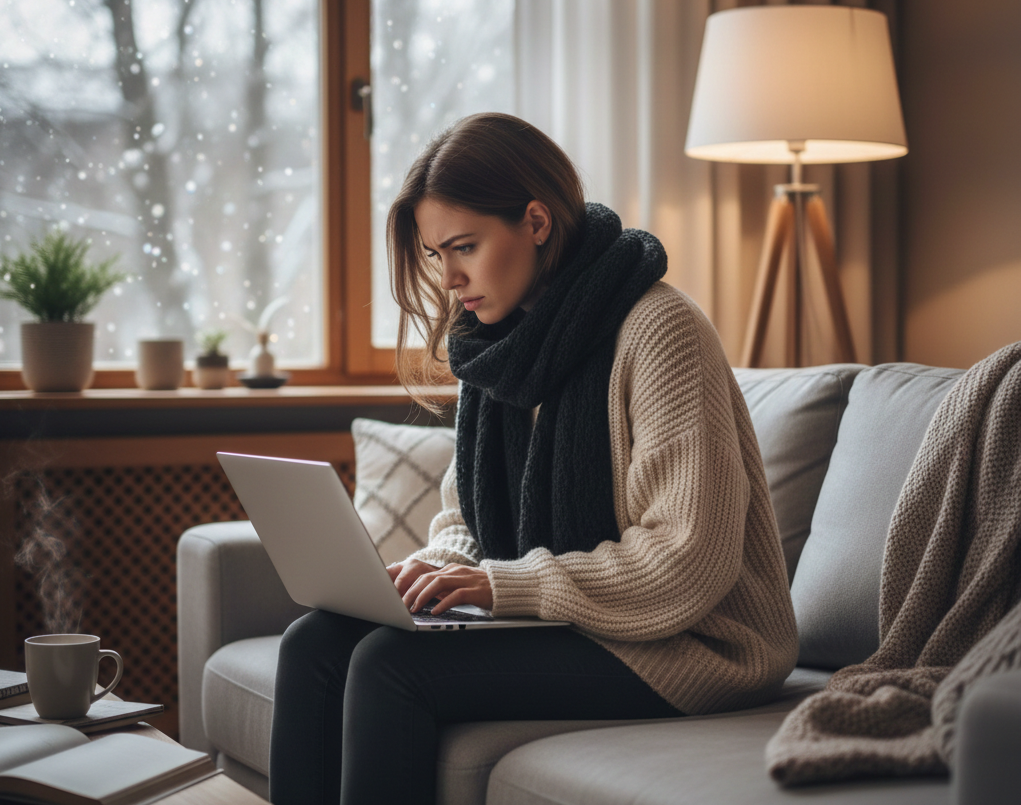 Kako zmanjšati napetost v ramenih zaradi zimske drže?